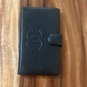 CHANEL Leather Wallet/ passport holder